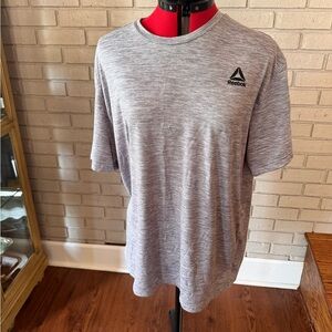 Reebok Men's Heather Gray Short Sleeve Tee size XL,